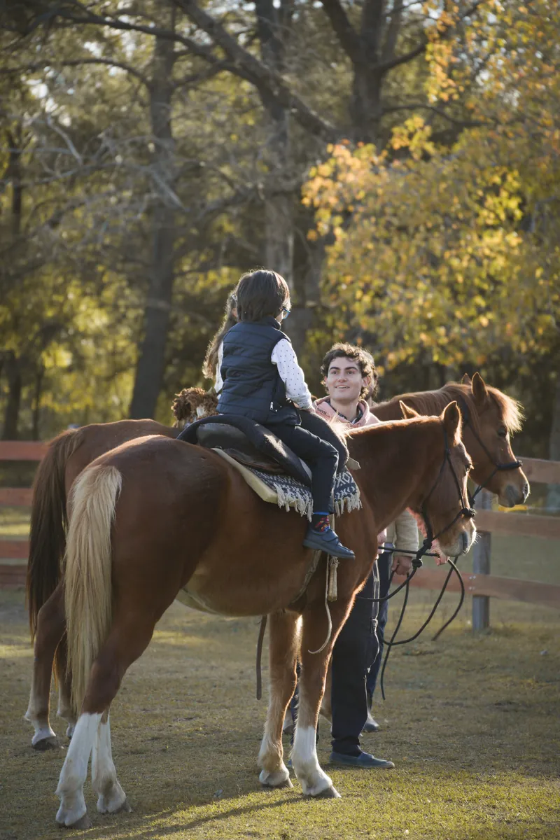 Campo abierto cabalgata Villa Rosa
